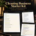 Cleaning Business Starter Kit | Fillable PDF & Editable Master