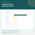 Vacation Rental Operations Suite | Booking + Turnover Excel Toolkit — Cover; fictional examples